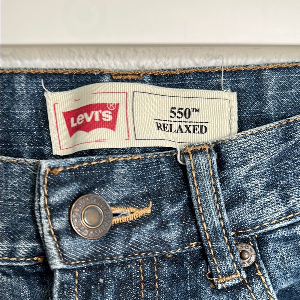 Levi’s 550 Men's Blue Jeans Relaxed Fit Size W29 x L29 - Picture 2 of 10